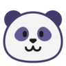 Face de panda Emoji 🐼 image - Microsoft Classic 2D style