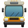 Oncoming Bus Emoji 🚍 image - Apple style