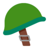 Casco militar Emoji 🪖 image - Microsoft Classic 2D style