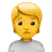 皱著眉头的人