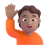 Person Raising Hand: Medium Skin Tone