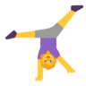 Woman Cartwheeling Emoji 🤸‍♀️ image - Microsoft Classic 2D style