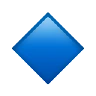 Small Blue Diamond Emoji 🔹 image - Apple style
