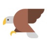 Águila Emoji 🦅 image - Microsoft Classic 2D style