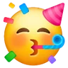 Partying Face Emoji 🥳 image - Samsung style