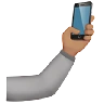 Selfie: Medium Skin Tone Emoji 🤳🏽 image - Apple style