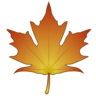 Emoji frunză de arțar 🍁 image - Emojidex style