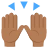 Raising Hands: Medium-Dark Skin Tone
