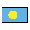 Flag: Palau Emoji 🇵🇼 image - OpenMoji style