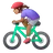 Woman Biking: Medium Skin Tone