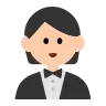Person In Tuxedo: Light Skin Tone Emoji 🤵🏻 image - Tossface style