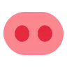Świński nos Emoji 🐽 image - Tossface style