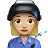 Woman Factory Worker: Medium-Light Skin Tone