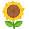 Emoji floarea-soarelui 🌻 image - Facebook Messenger (2016) style