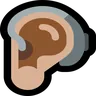 Ear With Hearing Aid: Medium-Light Skin Tone Emoji 🦻🏼 image - Microsoft Windows 10 Segoe UI Emoji style