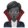 Vampire: Medium-Dark Skin Tone Emoji 🧛🏾 image - Huawei Harmony OS style