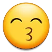 Kissing Face With Smiling Eyes