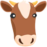 Emoji Faccia di mucca 🐮 image - Facebook Messenger (2016) style
