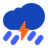 Thunder Cloud și ploaie