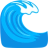Wasserwelle Emoji 🌊 image - Facebook Messenger (2016) style