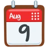 Emoji Calendario a strappo 📆 image - Facebook Messenger (2016) style