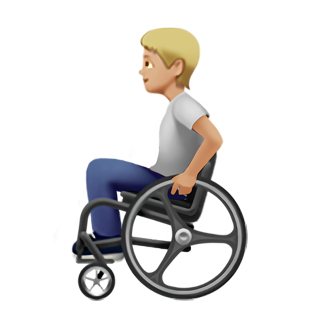 Person In Manual Wheelchair: Medium-Light Skin Tone