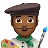 Man Artist: Medium-Dark Skin Tone