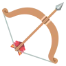 弓と矢 Emoji 🏹 image - EmojiTwo style