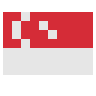 Flag: Singapore Emoji 🇸🇬 image - SerenityOS style