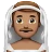 Man With Veil: Medium Skin Tone