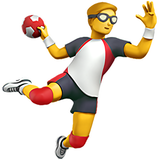 Man Playing Handball