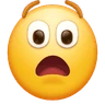 Emoji Szomorú arc 😧 image - Huawei Harmony OS style