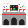 Stadium Emoji 🏟 image - Microsoft Classic 2D style