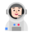 Astronaut: Light Skin Tone
