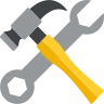Emoji Ciocan și cheie 🛠 image - EmojiTwo style