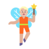 Fairy: Medium-Light Skin Tone Emoji 🧚🏼 image - Microsoft Classic 2D style
