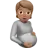 Pregnant Person: Medium Skin Tone