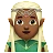 Man Elf: Medium-Dark Skin Tone