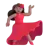 Woman Dancing: Medium Skin Tone