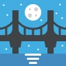 Ponte à noite Emoji 🌉 image - EmojiTwo style