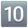 Эмодзи Клавиша 10 🔟 image - Samsung style