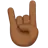 Sign Of The Horns: Medium-Dark Skin Tone