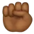 Raised Fist: Medium-Dark Skin Tone