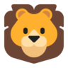 Эмодзи Львиная морда 🦁 image - Microsoft Classic 2D style