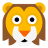 Эмодзи Львиная морда 🦁 image - Skype style
