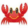 Эмодзи Краб 🦀 image - Emojidex style