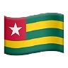 Flag: Togo Emoji 🇹🇬 image - Apple style