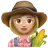 Woman Farmer: Medium-Light Skin Tone
