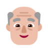 Old Man: Medium-Light Skin Tone Emoji 👴🏼 image - Microsoft Classic 2D style