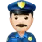 Man Police Officer: Light Skin Tone